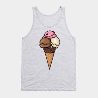 Triple Scoop Chocolate Dipped Waffle Cone Ice Cream *drools* Tank Top